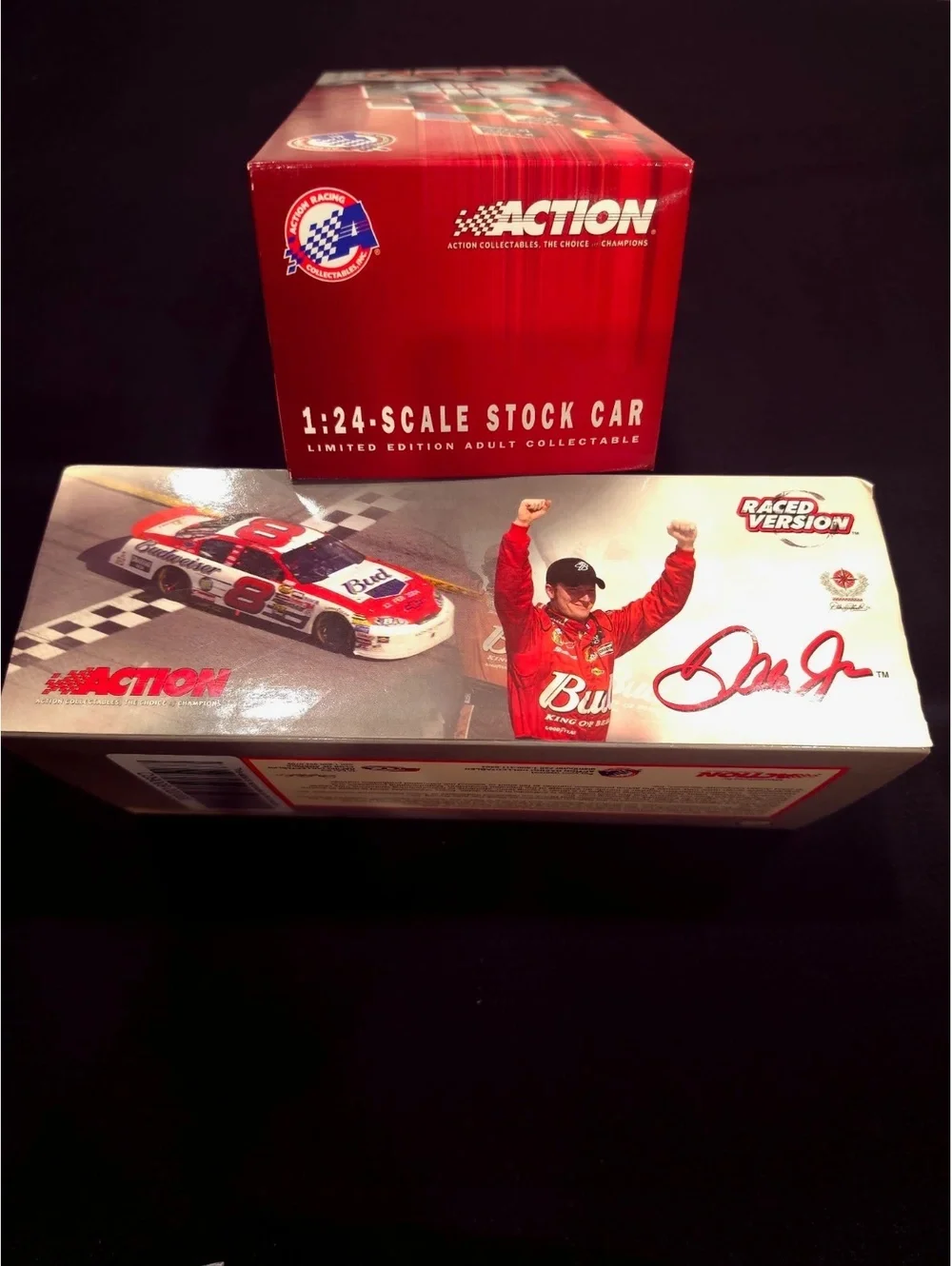 Dale Earnhardt Jr. #8 Budweiser 2004 Monte Carlo 1:24 Scale Stock Car Raced Win